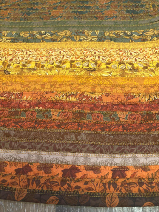 Handmade Jelly Roll Rug - "Fall is Here"